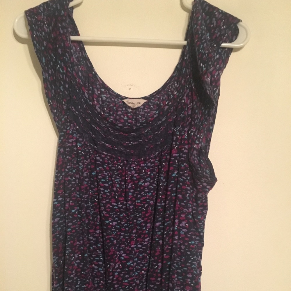 Flutter sleeve printed top